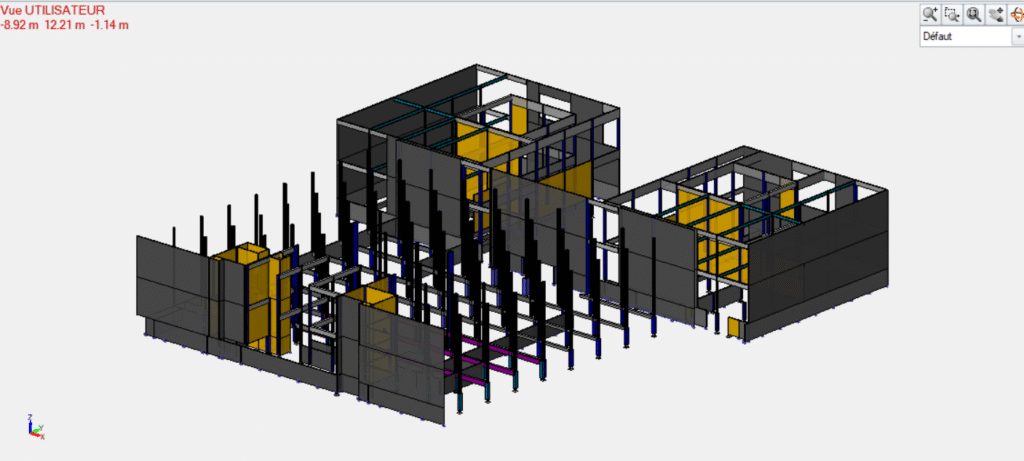 Bibliothèque Ramon Llull Montpellier Plan Modèle AD _Bâtiment projet
